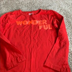Excellent condition 5-6 long sleeve t-shirt